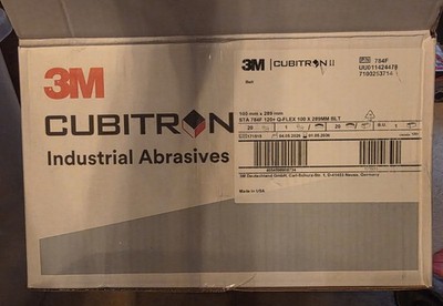 3M Cubitron II 784F Q-FLEX Schleifbänder 100 x 289 mm 120+ Körnung Box mit 20 - Neu