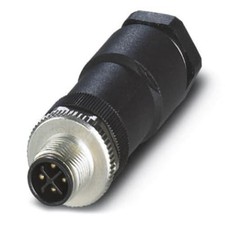 1pk PHOENIX CONTACT - IC 1404641 conn 4-pos M12 S-coded Screw conn