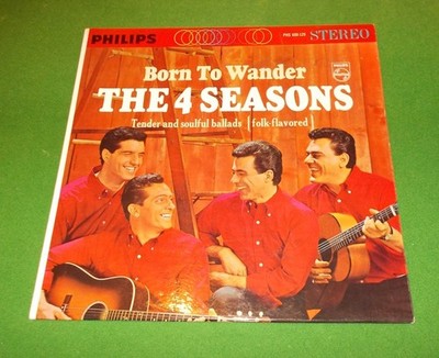 LP  Record - THE FOUR SEASONS - FRANKIE VALLI - BORN TO WANDER  -1964 USA  EX VG