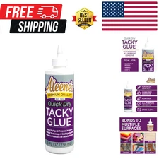 AR7-10 8oz Tacky Glue - Safe, Fast-Drying, Clear Adhesive for Creative Projects