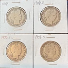 1908 Barber Half Dollar Set