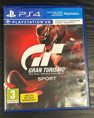 Sony Gran Turismo Sport PS4 VR Compatible Multiplayer Racing PEGI 3 PAL 2017