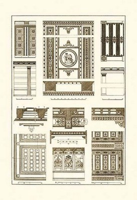 Ceilings with Visible Course of Beams J. Buhlmann Poster Print