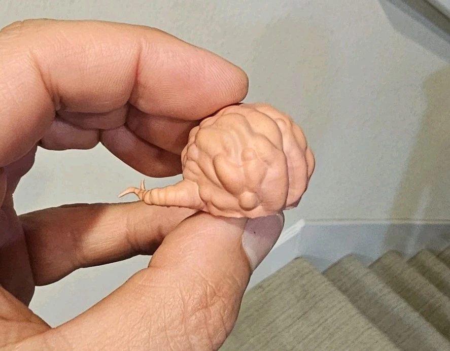 Tortugas Ninja Adolescentes Mutantes Krang TMNT Pintado Personalizado Escala 1/12 MEZCO NECA Foto 4 de 4