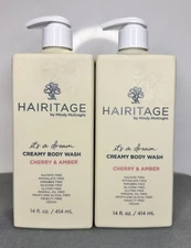 2 Pack Hairitage By Mindy McKnight, It's A Dream Creamy Body Wash Cherry & Amber