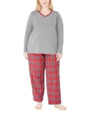 Charter Club Plaid Mix It Pajama Set Size 2X