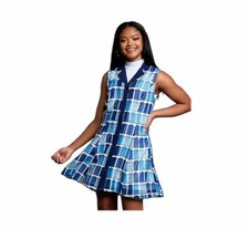 Doctor Who Dress Blue Tardis Print Shift Swing Call Box Cosplay Costume Juniors