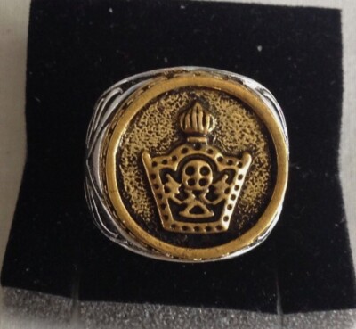 MIDDLE EAST,STUNNING IMPERIAL CROWN RING,SIZE UK S,US AND CANADA 9 1/8.10 grams