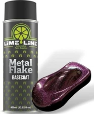 LiME LiNE Purple Metal Flake Basecoat Automotive Spray Paint - 14 Oz
