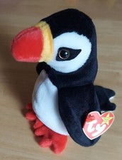 Ty Beanie Baby babies PUFFER the PENGUIN DOB 11-3-1997 FREE Shipping MINT