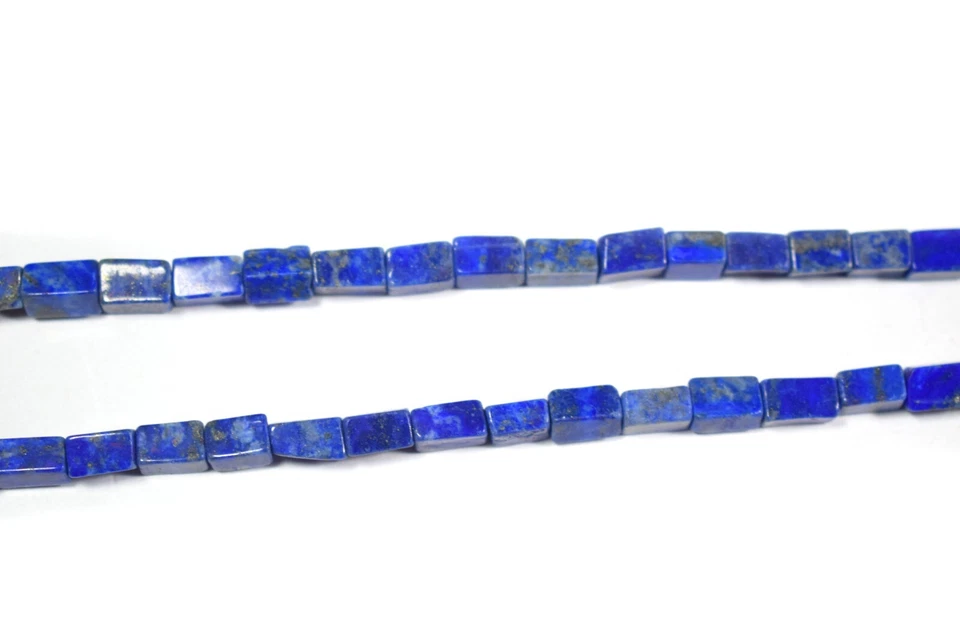 Natürliche Lapislazuli glatte rechteckige Form Edelstein Perlen für Schmuckhe... - Bild 2 von 4
