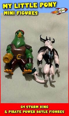 My Little Pony Mini Figuren: G4 Storm King & Pirate Power Boyle Figuren (gebraucht)