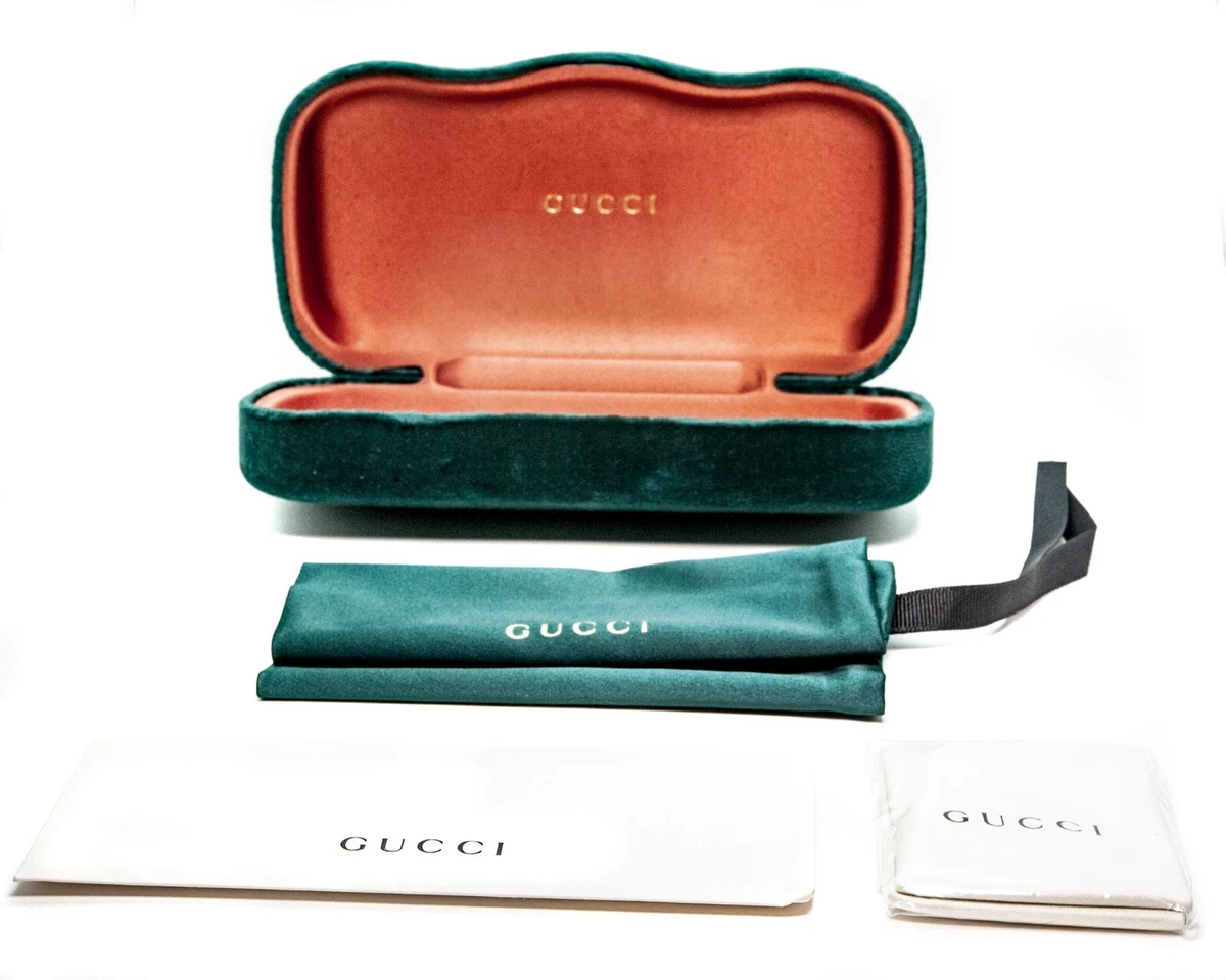 Gucci Green Velvet Case size Medium/Large Eyeglasses  display picture 2