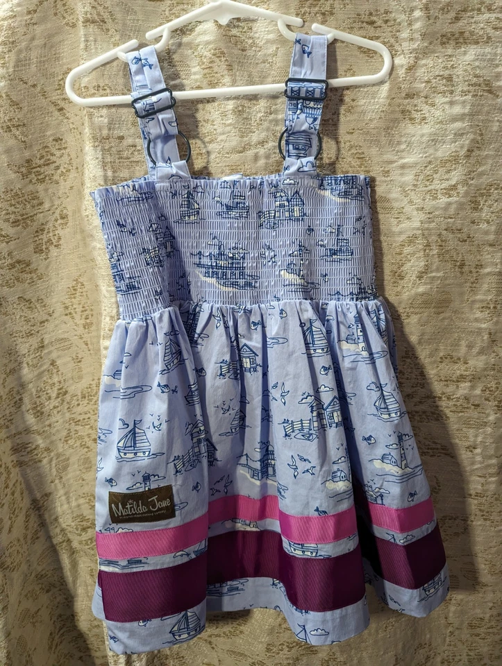 Vestido Matilda Jane Niñas Talla 2 Paseo Marítimo Maravilloso Desfile Excelente Estado Usado Foto 2 de 4