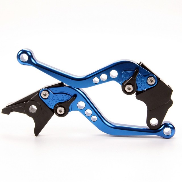 Short Anodized Brake Clutch Levers For Kawasaki Z125 pro (2015 2016
