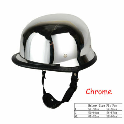DOT Half Face German Street Moto Bike Sport Helmet For Chopper Cruiser Biker