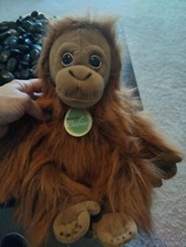 Aurora World Inc 9 inch tall Nature Babies Orangutan stuffed animal New
