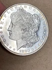 1880 O Morgan Silver Dollar Prooflike Details/cleaned