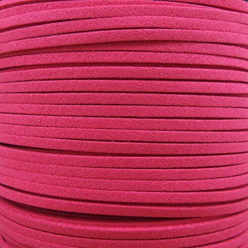 10 METRES OF 3mm FLAT FAUX SUEDE CORD STRINGING DREAMCATCHERS * 26 COLOURS* UK - Picture 24 of 33