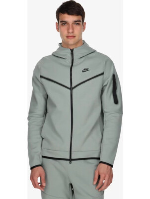 Nike Mens Tech Fleece Jacket Mens Size SMALL (S) Mica Green New