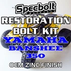 BOLT KIT FOR YAMAHA BANSHEE 350 RESTORATION YFZ350 PLASTICS ENGINE FRAME EXHAUST