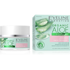 Eveline Organic Aloe + Collagen Lekki Wega?ski Krem ?el ?agodz?cy 50ml