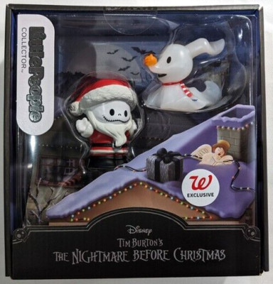 Nightmare Before Christmas Santa Jack & Zero Little People Walgreens Exclusive