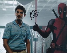 KARAN SONI signed autograph 20x25cm DEADPOOL WOLVERINE in person autograph COA