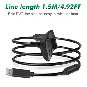 2-10PCS 4800mAh Rechargeable Battery USB Charger Cable For Xbox 360 Controller