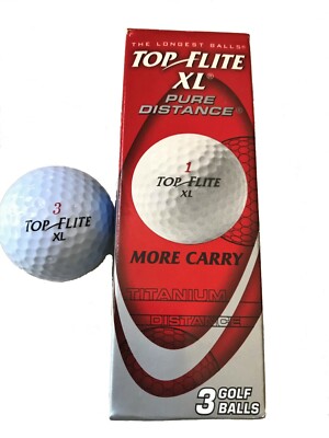 Neue Top Flite XL Golfbälle XL Pure Distance, mehr Trage 3 s 
