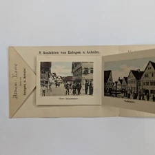 c1910s Eningen Achalm Germany 6 View Album-Karte Postcard Photo Album A76