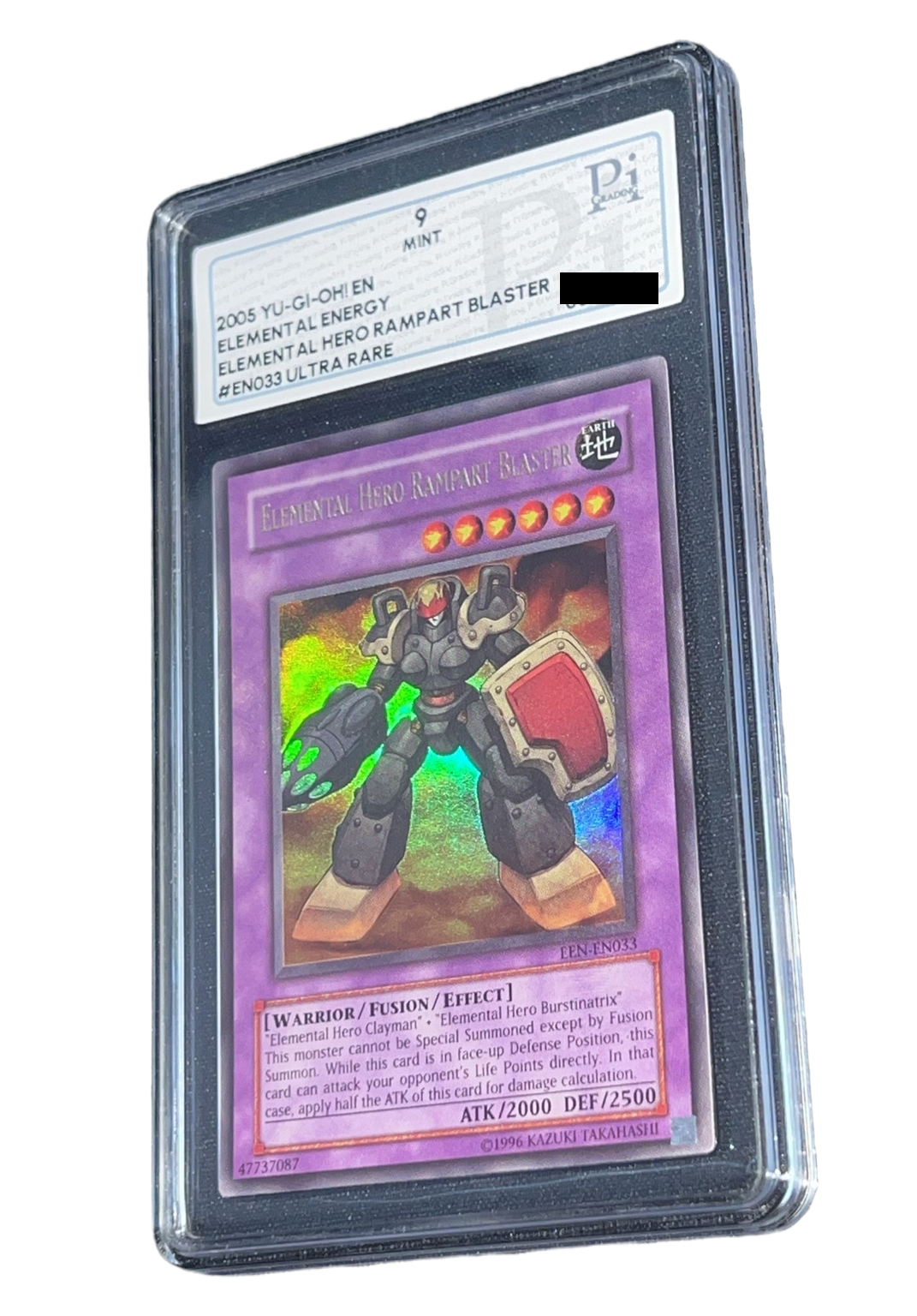 Yu-Gi-Oh Elemental Hero Rampart Blaster PI09 2005 Elemental Energy Ungraded