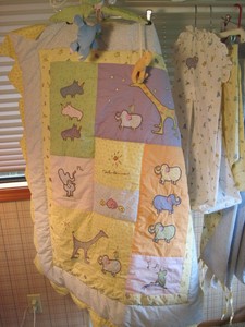 john lennon crib bedding