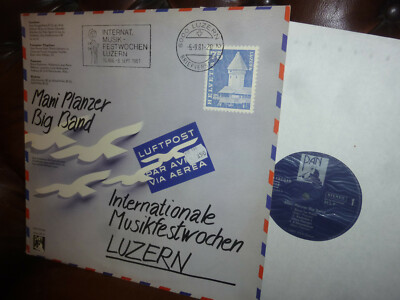 Mani Planzer Big Band, Internationale Musikfestwoche Luzern, Swiss Jazz LP 1981