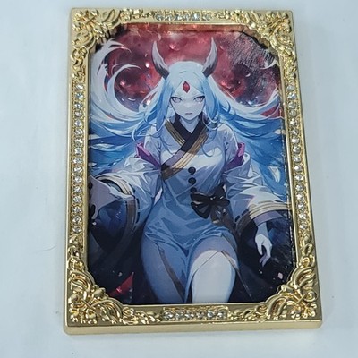 Kaguya Naruto Waifu Anime Trading Card Diamond Metal Radiant Goddess 