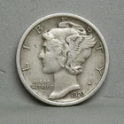 1923 Mercury Dime — photo from another recent sale