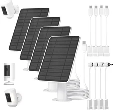 5W Solar Panel for Ring Camera, Solar Panel Charger Compatible with Ring Spot...