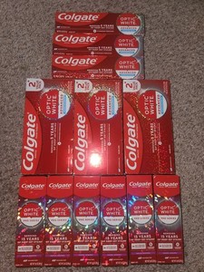 NEW/SEALED Lot Of Colgate Optic White Toothpaste - Advanced - Pro Series