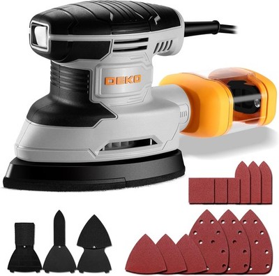 DEKOPRO 1.5A Detail Mouse Sander 12pcs