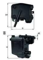 Mahle KL 431D Kraftstofffilter FüR CitroËN Passend FüR Fiat Ford Mazda Mini