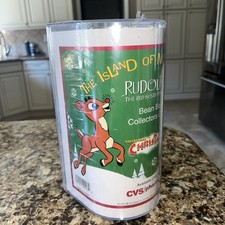 Vintage 1999 NEW CVS Rudolph Misfit Toys Bean Bag Collectors Case Stuffins