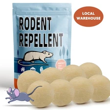 Indoor Mice Repellent, Peppermint Rat Deterrent for House, 8-Pack 