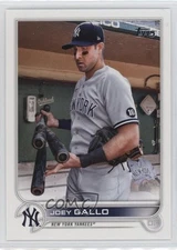 2022 Topps Series 1 Image Variation SP (Holding Bats in Dugout) Joey Gallo #322
