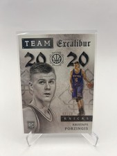 2015-16 Panini Excalibur #29 Kristaps Porzingis Team 2020 /70 Rookie Card RC. rookie card picture
