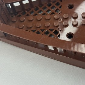 LEGO Lot of 2 - 47988 Boat Bow Top 14x12 & 48000 Deck Brick 16x16x1 - Red. Brown