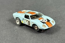 Vintage Aurora AFX HO Scale Tuff Ones Ford GT Blue 5 Slot Car Tested Working