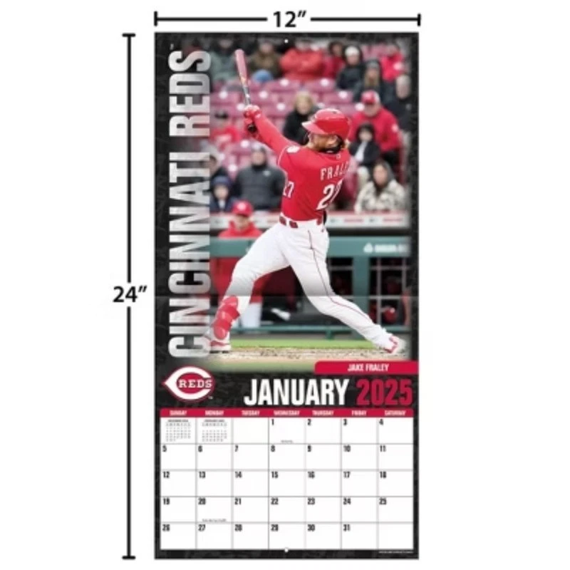 Cincinnati Baseball 2026  Team Wall Calendar