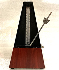 Vintage Wittner Metronome Maelzel Style West Germany Plastic Wood Finish Tested