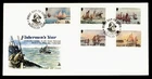 DR WHO 1981 GB ISLE OF MAN FDC FISHERMENS YEAR SHIP R81632