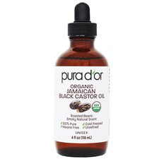 4 Oz ORGANIC Jamaican Black Castor Oil - Natural Smoky Scent - 100 Pure USDA Ce